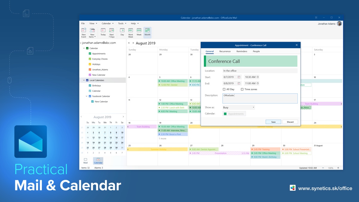 Officesuite Mail and Calendar